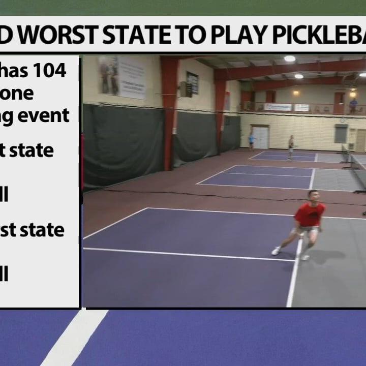 Kentucky ranked 3rd-worst state to play pickleball